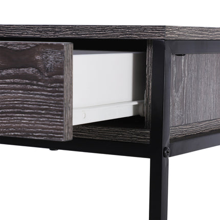 Stahl-Konsolentisch mit Schubladen und Ablage, 120 x 30 x 81,5 cm