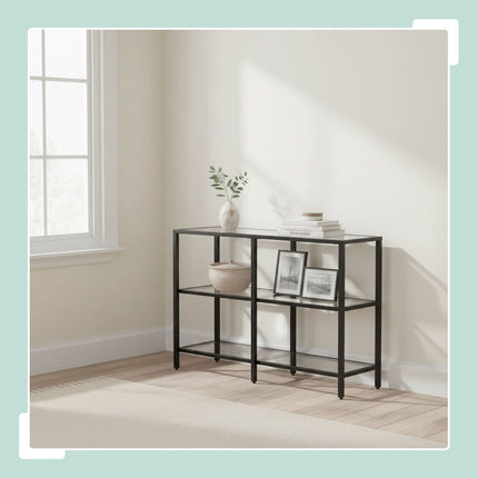 Konsolentisch mit 3 Glasablagen – Modernes Design