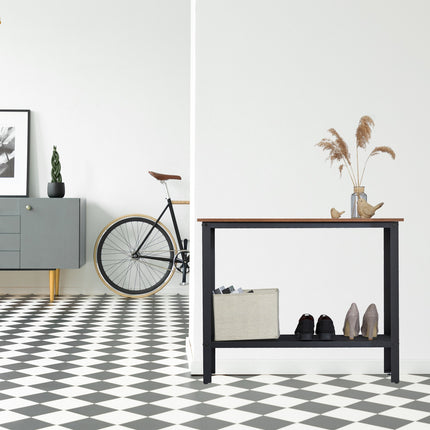 Table console au design industriel