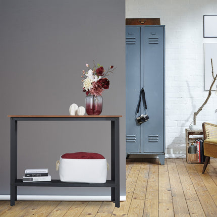 Table console au design industriel
