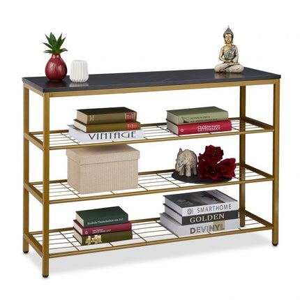 Table console aspect marbre