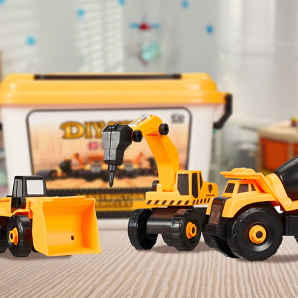 Construction site vehicles for children 6-piece set