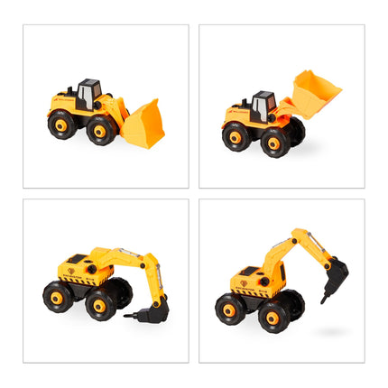 Construction site vehicles for children 6-piece set