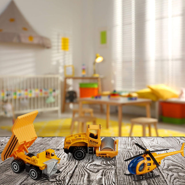 Baufahrzeuge für Kinder - 6er Set