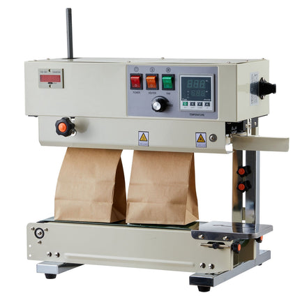 Continuous Band Sealer – Vertical, 6-12 mm, Roller Printer