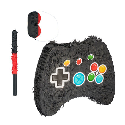 Controller Piñata Set with Stick and Eye Mask
