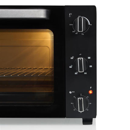 Convection Oven 48L, 1800W, 90-Min Timer, Black