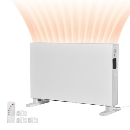 Convection Panel Heater 2000W, Remote, Wall or Floor Mount