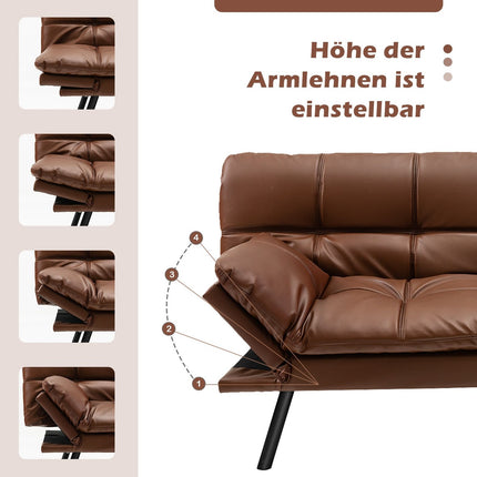 Schlafsofa mit verstellbarer Rückenlehne