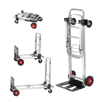 Convertible Hand Truck Dolly, 2-in-1 Folding, 400 lb
