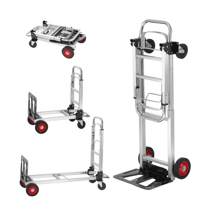 Convertible Hand Truck Dolly, 2-in-1 Folding, 400 lb
