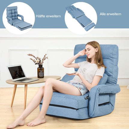 Schlafsofa – Verstellbarer Relaxsessel mit Kissen