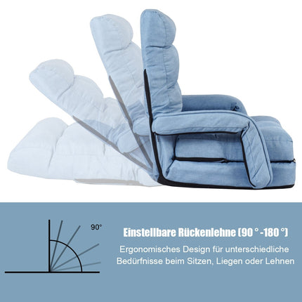 Schlafsofa – Verstellbarer Relaxsessel mit Kissen
