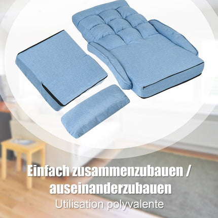 Schlafsofa – Verstellbarer Relaxsessel mit Kissen
