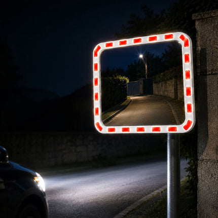 Convex Safety Mirror 60x80 cm – Shatterproof, Weatherproof