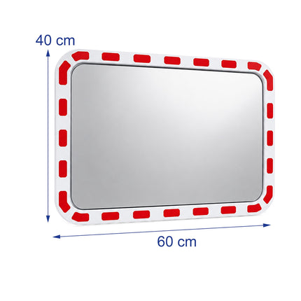 Convex Traffic Mirror 40x60 cm – Shatterproof, Weatherproof