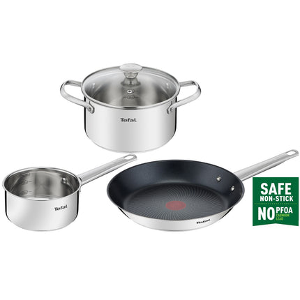 Set de cuisine 4 pièces en acier inoxydable