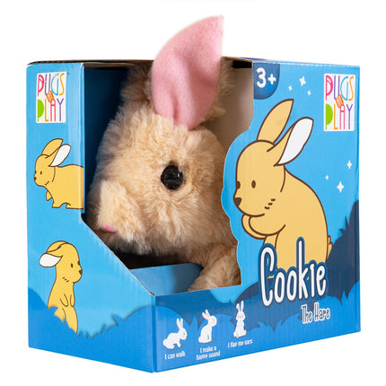 Skákací králík Cookie, hračka pro mopsy, interaktivní hraní