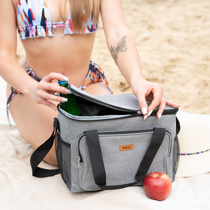 Cooler Bag, Gray, 13L Capacity
