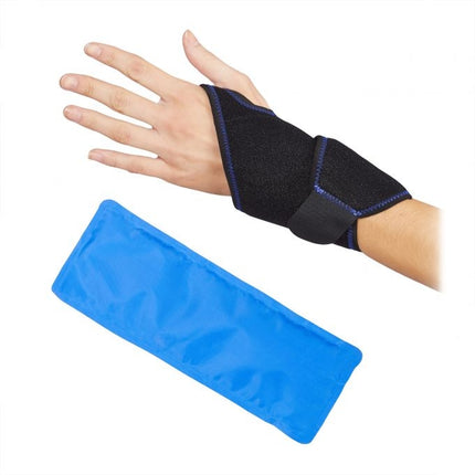Cooling and heating pad for wrist