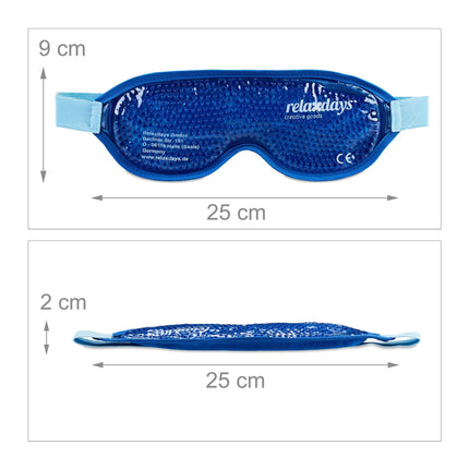 Lot de 2 masques rafraîchissants pour les yeux