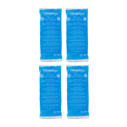 Cooling lamps rectangular set of 4 blue
