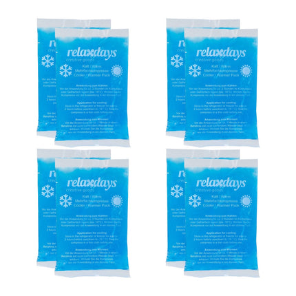 Cooling lamps rectangular set of 8 blue