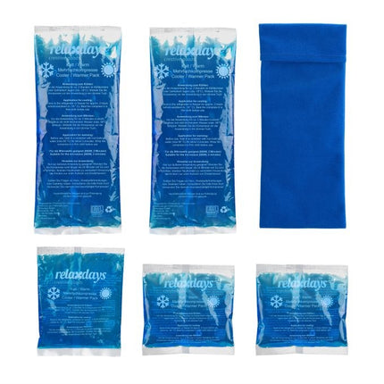 Kühlpads 5er-Pack mit Hülle