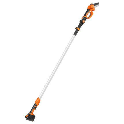 Cordless Pole Saw 2-in-1 Mini Chainsaw, 20V, 8 Ft, 5 In Cut