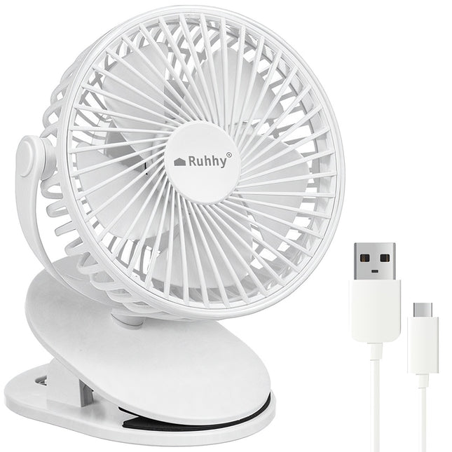 Akku-Ventilator weiß Ruhhy 25566