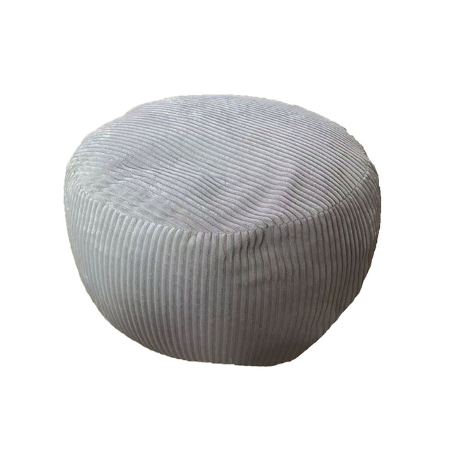 Kord-Pouf – Rundes Bodenkissen, weich & vielseitig