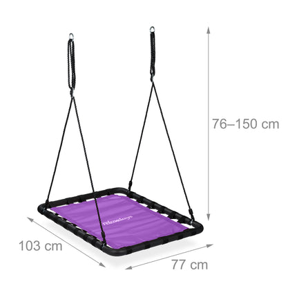 Corner nest swing