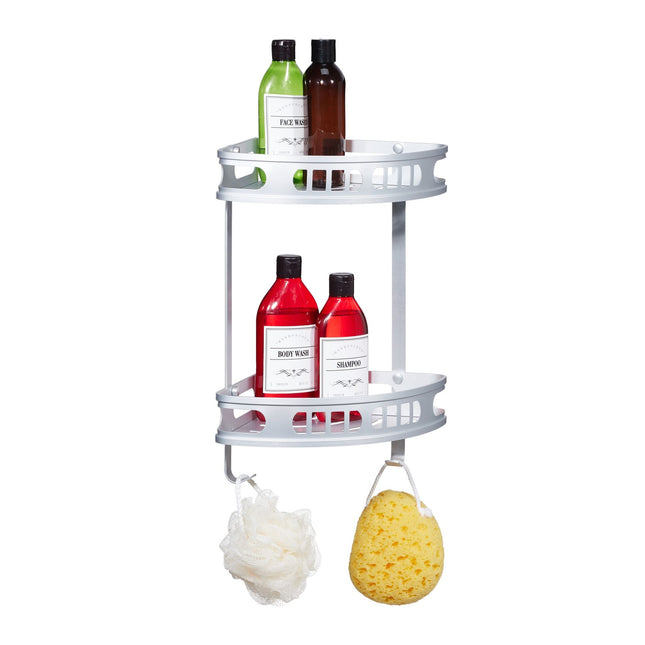Corner shelf for shower