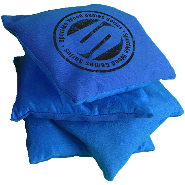 Cornhole-Beutel 4er-Pack - Offizielle Größe BLAU