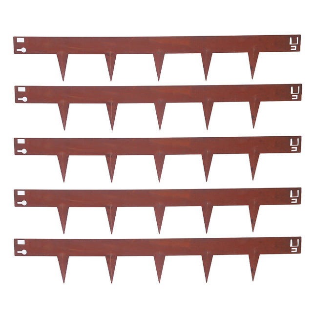 Corten Steel Lawn Edging – Flexible Garden Border