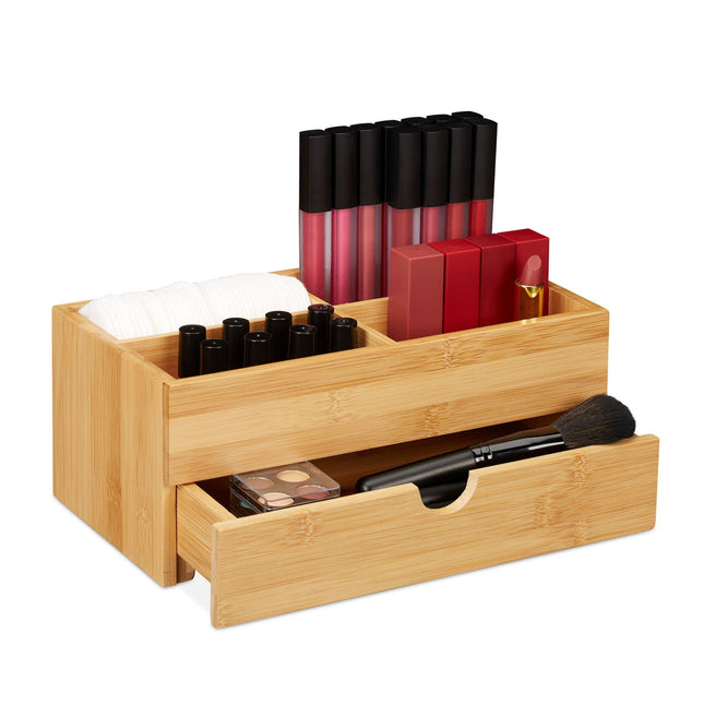 Cosmetic holder in bamboo