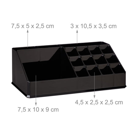 Cosmetics storage with 6 drawers