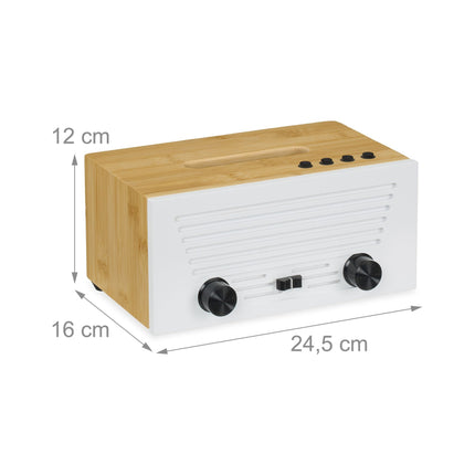 Kosmetiktücherbox im Radiodesign