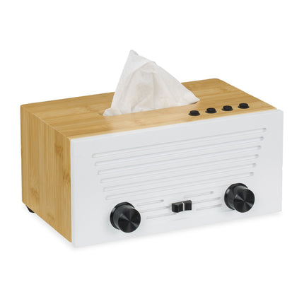 Kosmetiktücherbox im Radiodesign