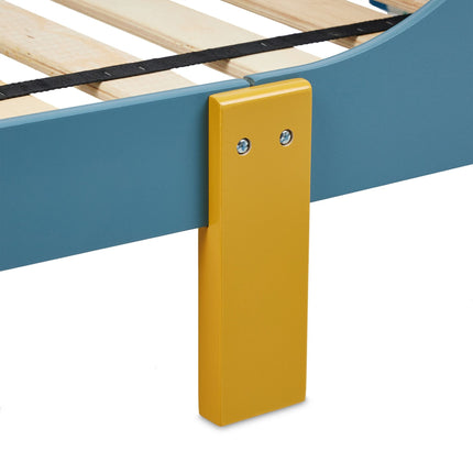 Cot small monsters with shelf