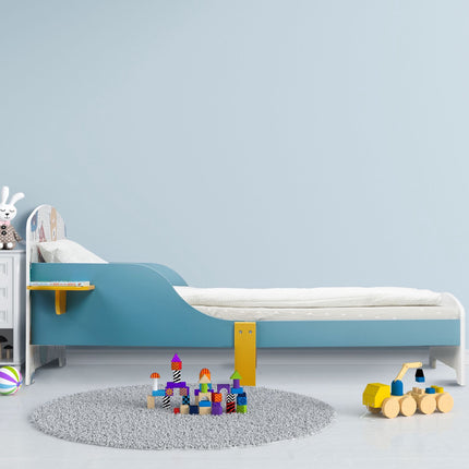 Cot small monsters with shelf