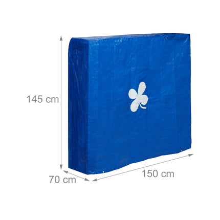Housse pour table de ping-pong bleue