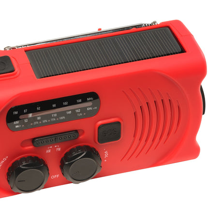 Kurbelradio mit Solaraufladung