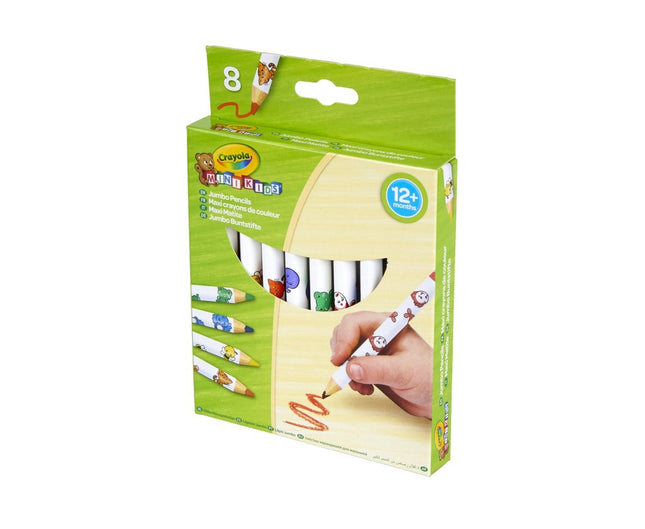Crayola Minikids Jumbo Dekorierte Bleistifte, 8 Stück