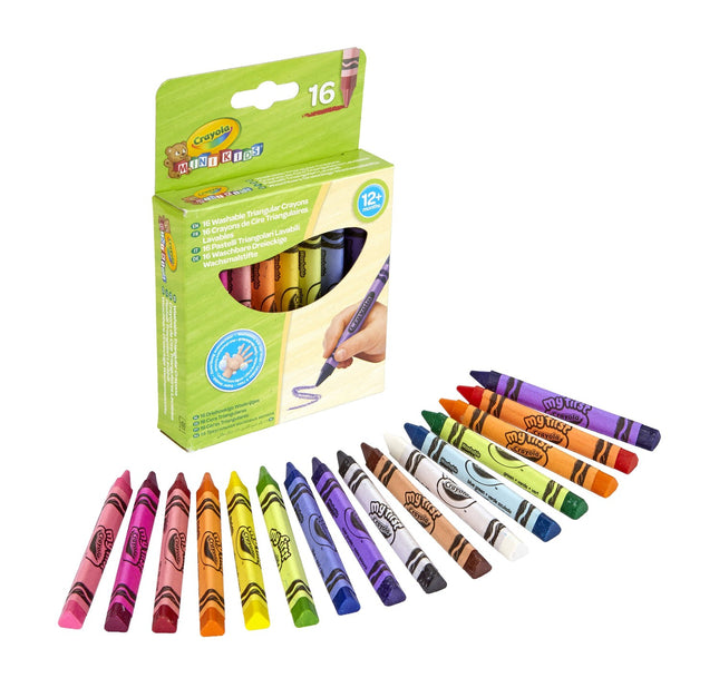 Crayola Minikids Dreikant Wachsmalstifte, 16 Stück