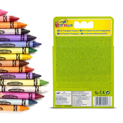 Crayola Minikids Triangular Crayons, 16 Pcs