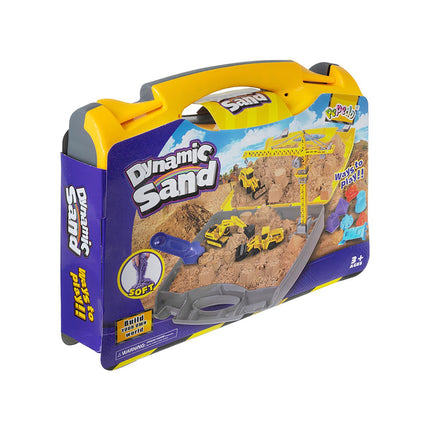 Kreatives Sand-Bauset mit mobilem Sandkasten