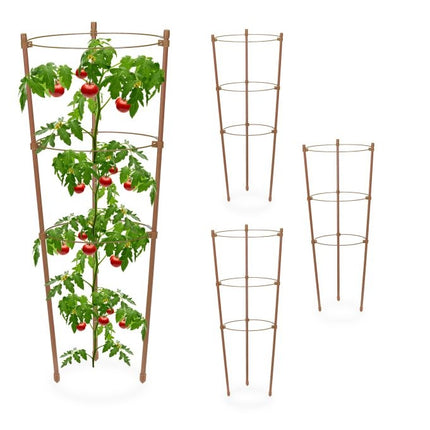 Creeper 45 cm Lot de 4 marron