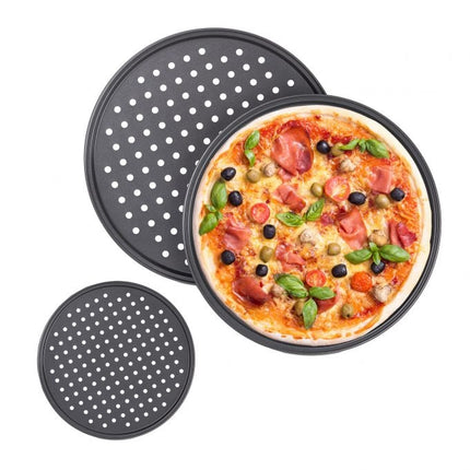Knusprige Pizzableche - 3er Set