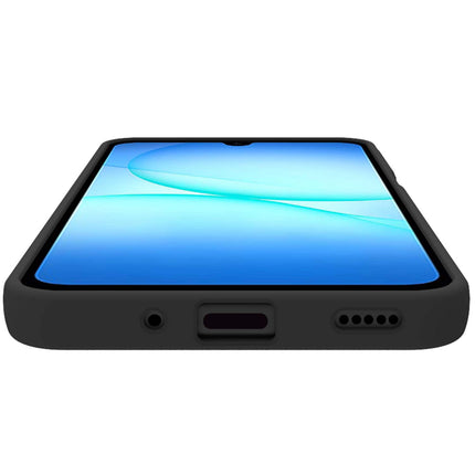 Cromo Soft Case for Samsung Galaxy A18 and A17 5G/4G, Black, Silicone-Coated TPU
